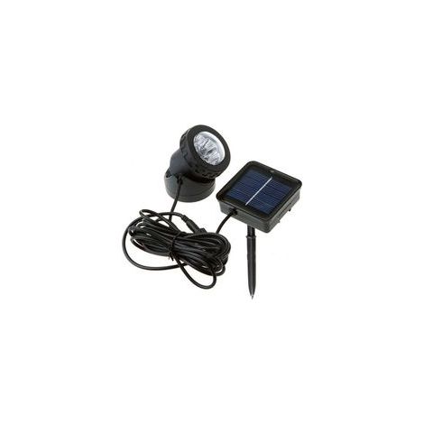Lampe Solaires Projecteur Étang Lumières,Éclairage 6LED Sous-marines Sécurité Veilleuse Lampes Paysage Spotlight pour Jardin Extérieur Piscine Bassin Fontaine Extérieur Décoration (Blanc)