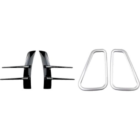 Ensemble de 4 accessoires auto : 2 spoilers de pare-chocs avant, 2 déflecteurs d'air latéraux et 2 aérateurs latéraux. (1/3)