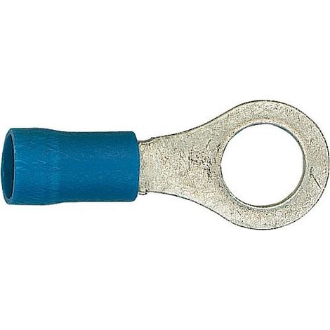 Cosse de cable en forme de bague isolee, 2,5 mm², 3,7 mm Couleur bleu, emballage  :  100 pcs (1/2)