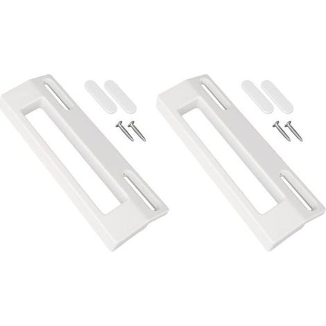 HOXILEELEOPoignée universale frigorifero - MICH - 2 pezzi - Bianco - Plastica di alta qualità Resistente all'usura (1/5)