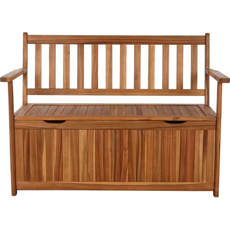 Banco Acacia 120X60X87 Con Tapa Natural Marron (1/5)