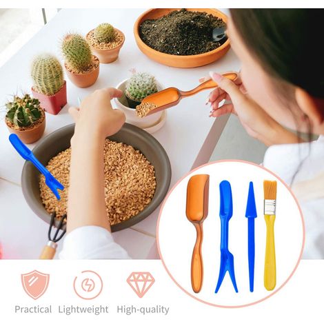 Juego de 12 herramientas de jardinería para suculentas y plantas en miniatura, plantas jóvenes y terrarios. (1/5)
