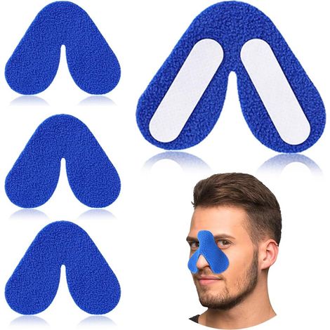 5pcs Nose Pad for Breathing Machine, Nose Pad and Comfortable Fit Most Nasal and Face Masks, Oil Absorption Improves Breathability (1/5)