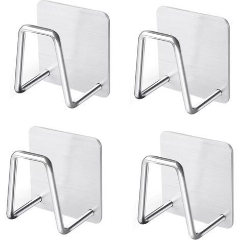 SHINING HOUSE Soporte para esponjas, soporte para fregadero de cocina, soporte para esponjas de acero inoxidable, soporte para esponjas de cocina, lavavajillas, cepillos para platos, bombas de baño (1/5)