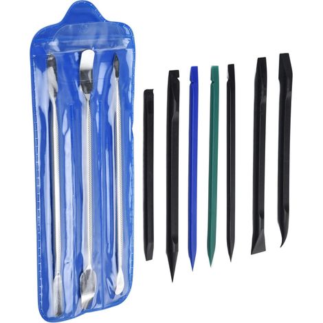 10-Piece Electronic Repair Tool Kit, Professional Pry Bars and Spudgers for Phone, Laptop, Tablet, Steel Tools, Bottle Opener (1/5)