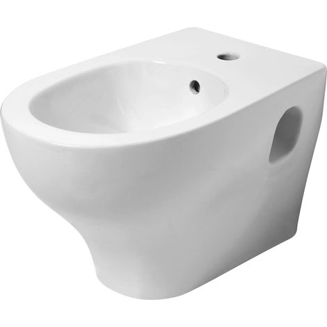 Azzurra - Bidet Sospeso Porcellana Bianco - Serie: Pratica (1/4)