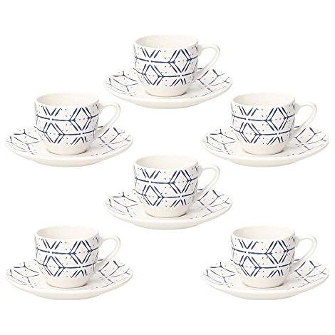 Tognana Set 6 tazze caffè con piatto (1/2)