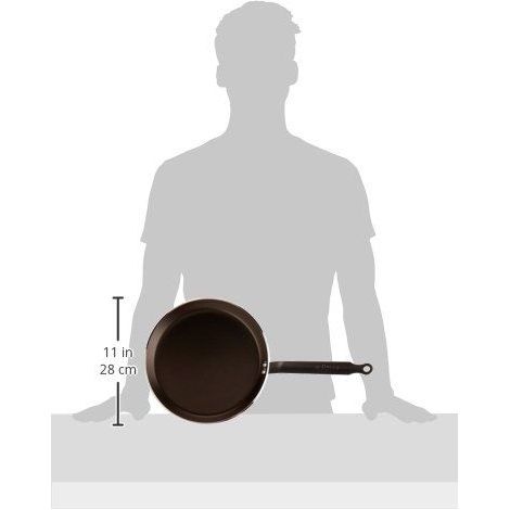 De Buyer POELE A Crepe Choc 5 Resto Induction &Oslash 26 CM, Autre, Negro, Metálico, 26.4 cm (1/2)
