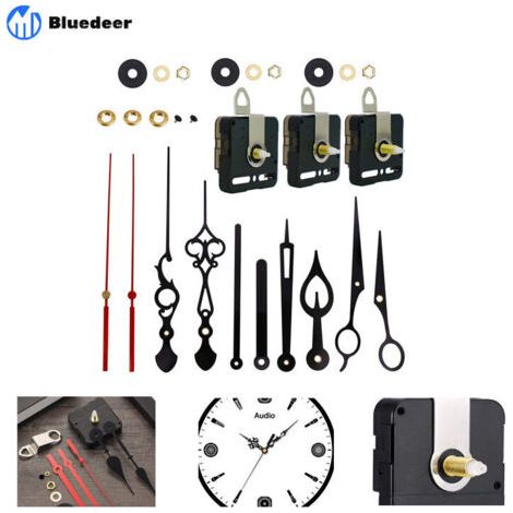 KZQ Mouvement d'horloge à quartz, mécanismes d'horloge alimentés par batterie, mécanisme d'horloge murale pièces de remplacement de moteur pièces de réparation de bricolage, mécanisme (1/3)