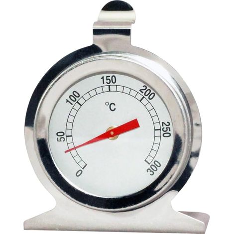Thermomètre Four Acier Inoxydable pour Cuisine Pâtisserie Mesure Température Outil Cuisson Précis Durable (1/4)