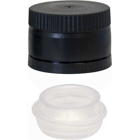 Tappi a vite in PVC con versatore salva goccia per bottiglie in vetro 100 pezzi (1/3)