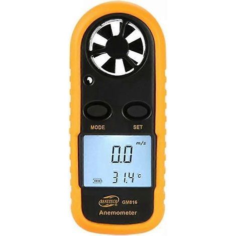 Anémomètre numérique GM816, anémomètre de puissance éolienne