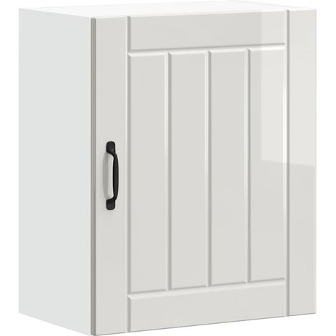 Maison Exclusive - Pensile da Cucina Lucca Bianco Lucido in Legno Multistrato