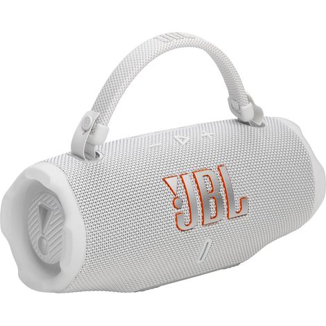JBL Charge 6, Enceinte Bluetooth Portable sans Fil, Blanc