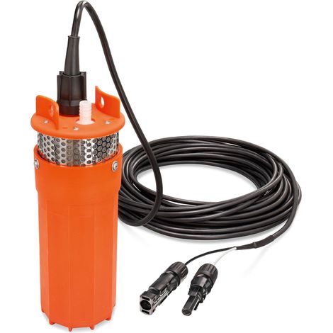 18 V pompe solaire pour fontaine profonde 30m hauteur de refoulement pompe à eau MC4 jardin esotec 100802 (1/4)