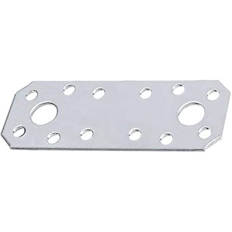 GAH-Alberts 361006 Lastrina di Giunzione Piana, Acciaio, 96 x 35 mm  Set da 25 (1/3)