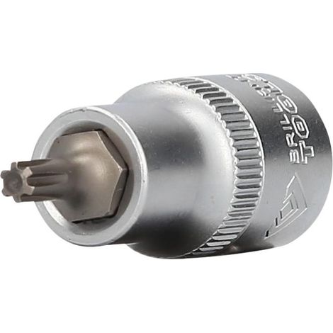 BRILLIANT TOOLS 1/2" Vaso de punta RIBE de 55 mm de largo M5 - BT022720 (1/4)