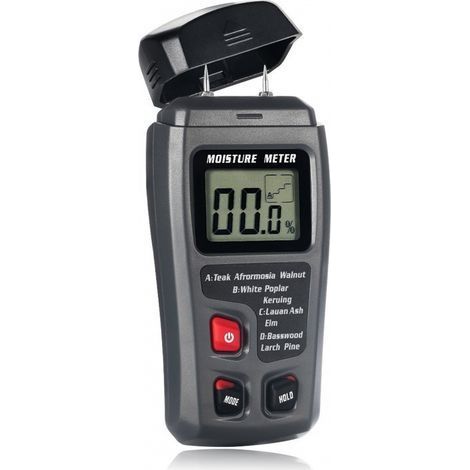 Hygromètre numérique pour bois avec grand écran LCD, 1 pièce (1/5)