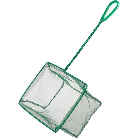 1 Filet Aquarium Poisson Maille Fine Poignée Métal 26cm Réservoir Étang (1/5)
