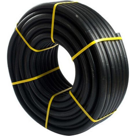 Tube - rouleau de 10 m, doublé, diamètre de 16 mm, pour diverses applications en plomberie et quincaillerie