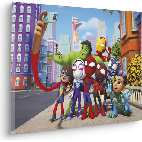 Tableau mural Spidey et ses amis extraordinaires Selfie 40x60 cm (1/4)