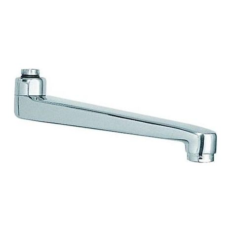 GROHE 13430000 Gussauslauf 13430 3/4" mit Anschlagbegr. Ausld. 185mm H:64mm chrom (1/4)