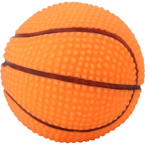 balle sonore à mâcher pour l'entraînement des animaux de compagnie (ballon de basket-ball) (1/5)