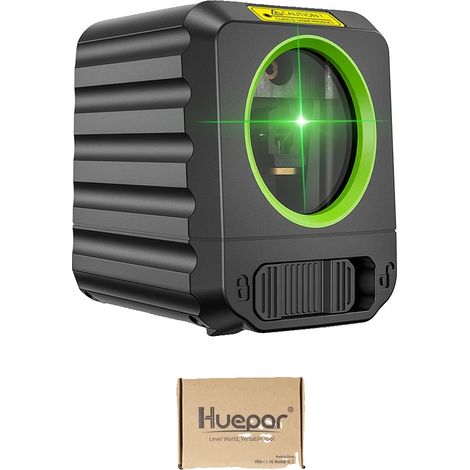 Nivel láser, autonivelante, rayo verde, verde (1/2)