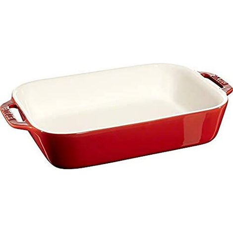 Pirofila Gratin Rettangolare 32 x 21 cm Rossa in Ceramica (1/3)