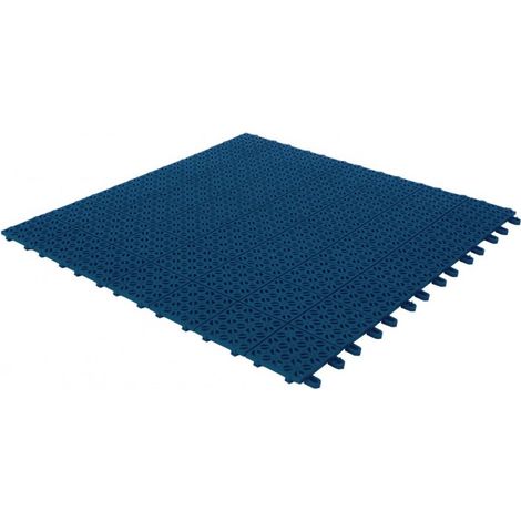 Set da 4 Piastrelle Flessibili in Plastica 55,5 x 55,5 cm da esterno, drenanti e autobloccanti