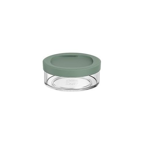 Compartiment pot à déjeuner Ellipse - Espace pour les Snacks et Garnitures - S’ouvre d’un Simple Mouvement de Rotation - Lavable au Lave-Vaisselle - 200 ml - Nordic sage (1/5)
