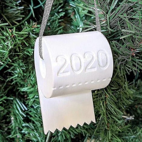 Décoration de Noël 2020 : Rouleau de papier toilette, ornement de sapin, boules de Noël (1/5)