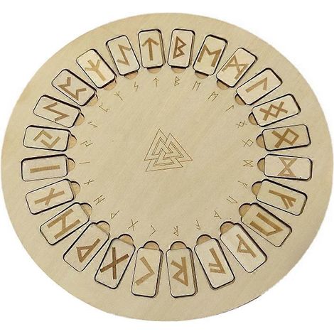 Voici une proposition de titre produit en français (moins de 190 caractères) :
Plaque ronde en bois gravée pour divination runes, symboles wiccans, signes ésotériques, autel, tuile de tirage magique (1/4)