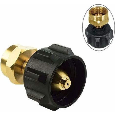 Adattatore per ricarica propano, connettore per bombola di gas, accessorio adattatore gas, kit di ricarica per bombola di gas, adattatore per ricarica propano (1/4)