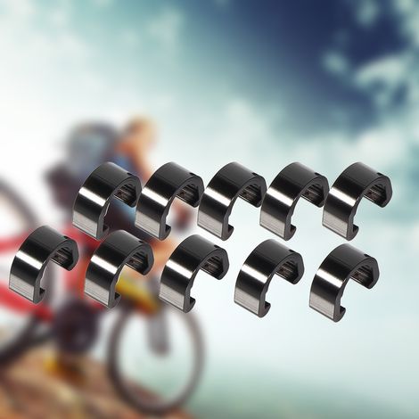 10 Pièces Attache Frein C Clip Guide Câble pour VTT Vélo Route (1/3)