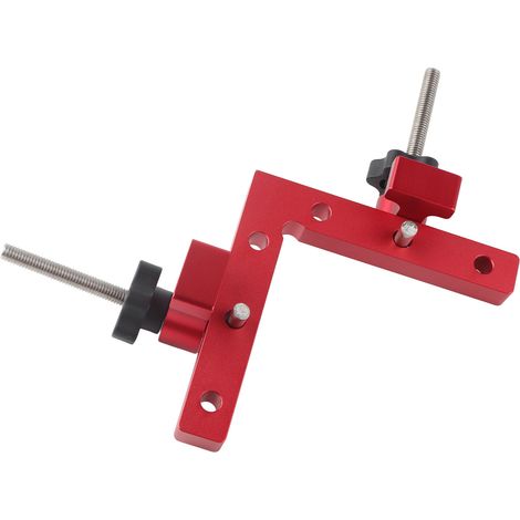 90°-Positionierlineal, L-förmiger rechtwinkliger Befestigungswinkel für Holzbearbeitungsplatten, 120 x 120 mm (1/5)