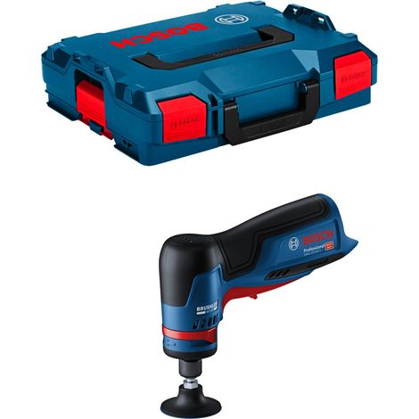 Bosch Professional 12V System GWG 12V-50 S - Lijadora angular a batería (Brushless, alto par, velocidad variable, 5 velocidades, en L-BOXX) (1/5)