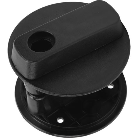 Schwarze Halterung für einen zusätzlichen 6-Liter-Kanister, Diebstahlsicherung für den Kraftstofftank von Offroad-Motorrädern, abschließbare Seitenhalterung für den Kraftstoffbehälter (1/5)