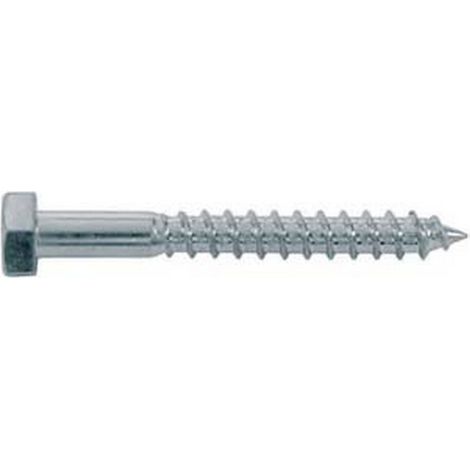 50PZ VITE TIRAFONDI PER LEGNO CLASSE 4.8 DIN-571 UNI-704  - ø mm.10x70