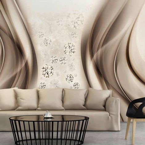 Papier peint pluie de diamants - 200 x 140 cm (1/4)