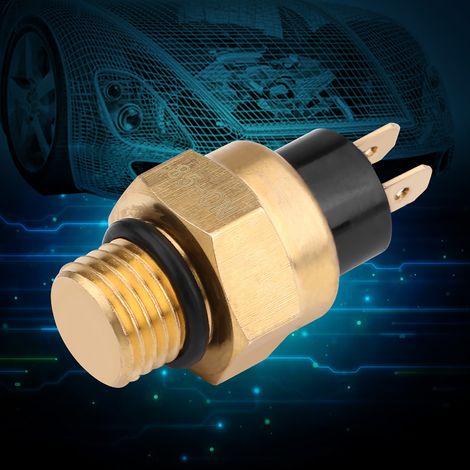 Interrupteur thermique pour ventilateur moto HUSQVARNA/HUSABERG 2T 4T neuf en cuivre jaune noir 4x2,1 cm OEM 0010033661 1 pièce (1/5)