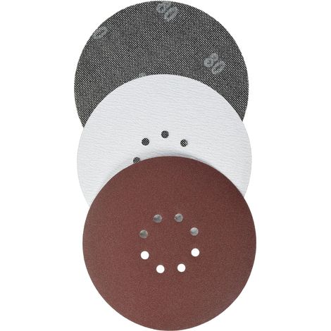 Lot de 15 disques abrasifs à grille (Ø 225 mm, compatibles avec ponceuse à sec 225 X) (1/5)