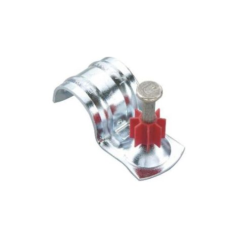 Betonnägel Ø 3,7x25mm mit Rohrschelle Ø 19mm für Bolzensetzer Powers DeWalt Würth Spit Berner-EN10435