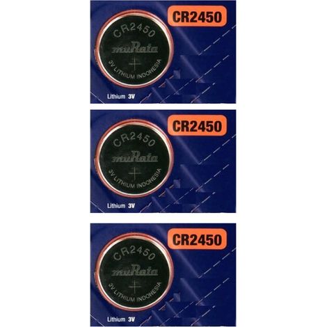 .3 piles Murata-Sony CR2450.
