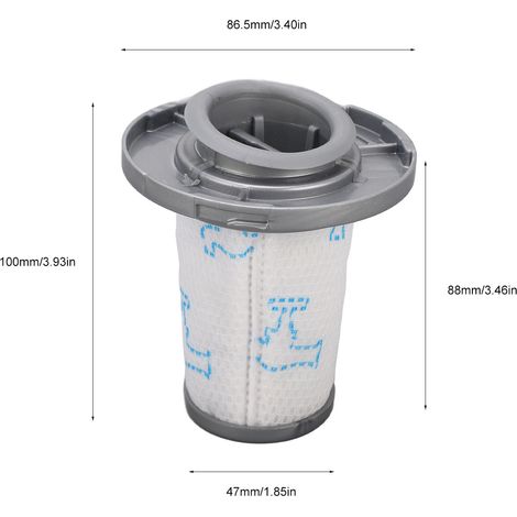 Ortviai Filtre en mousse pour aspirateur robot Tefal TY9890 / X-Force 14.60 – 2 pièces lavables et réutilisables (1/4)