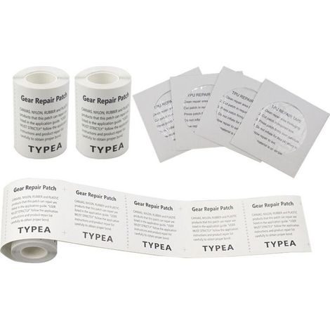 Un rouleauTPU Tape Transparent Tenacious Flex Corrige la Réparation des Autocollants pour Les Tentes de Camping, Sacs à Dos, Auvents, Canots Pneumatiques et Matelas Gonflables 7 × 7cm (1/5)