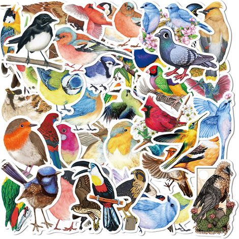 Petits oiseaux(Petit) Autocollants Muraux Wandaufkleber Chambr