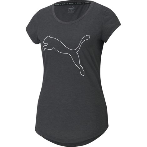 T-shirt da donna Puma PERFORMANCE HEATHER CAT grigia 52032007 r M