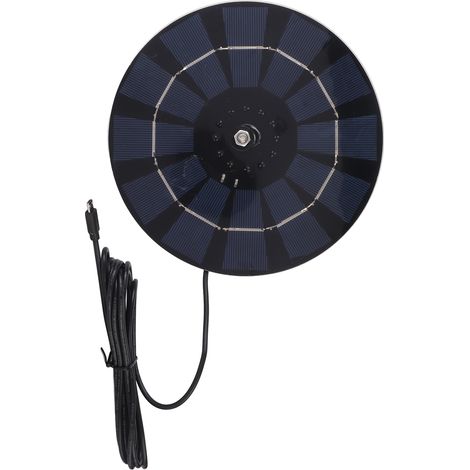 Chargeur de batterie solaire 5W avec câble de 3 mètres pour usage extérieur (1/5)
