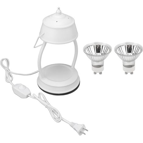 Lampe chauffe-cire Toivize GU10 réglable sans flamme en fer 29cm avec 2 ampoules incluses pour bougies parfumées (1/5)